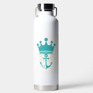 Minimalistische Riviera Jachtclub RVS Waterfles