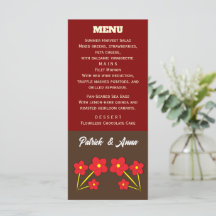 Minimalistische rode bloemen trio ontwerp