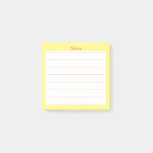 minimalistische rode voering post-it® notes