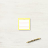 minimalistische rode voering post-it® notes (Op bureau)