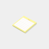 minimalistische rode voering post-it® notes (Schuin)