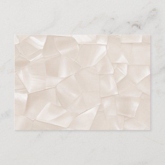 Minimalistische romantische kalligrafie bruiloft Q Informatiekaartje (Achterkant)