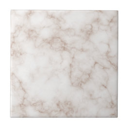 Minimalistische roze gouden en witte marmeren stee tegeltje