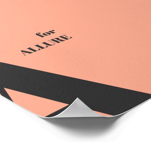 Minimalistische roze pastel letter print typografi (Hoek)