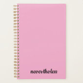 Minimalistische Roze Planner | Elegant modern Noti (Voorkant)