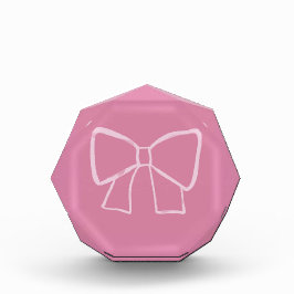 Minimalistische roze strik fotoblokken