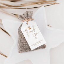 Minimalistische Roze Teddybeer Baby Shower Bedankt