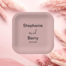 Minimalistische Roze Trouw