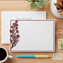 Minimalistische Roze Vintage Bloem Bruiloft