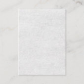 Minimalistische RSVP QR Code bruiloft uitnodiging Informatiekaartje (Achterkant)