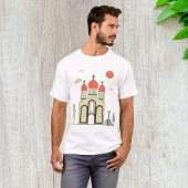 Minimalistische Russisch-Orthodoxe Kerk T-shirt