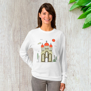 Minimalistische Russisch-Orthodoxe Kerk T-shirt