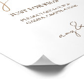 Minimalistische rustieke aangepaste Kinder druktas Poster (Hoek)