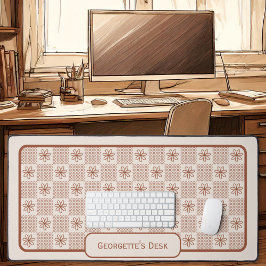 Minimalistische rustieke bloemen - Gecontroleerd o Bureaumat