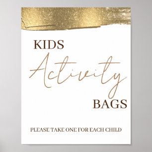 Minimalistische rustieke op maat gemaakte Kinder a Poster