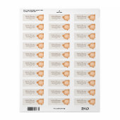 Minimalistische Rustige Beer Elegant Script Typogr Etiket (Full Sheet)
