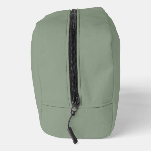 Minimalistische Sage Green Professional Eenvoudige Toilettasje (Rechts)