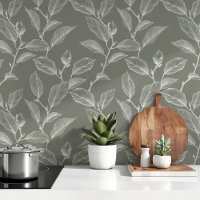 Minimalistische salie botanische elegantie