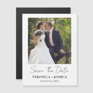 Minimalistische Save the Date Huwelijksaankondigin