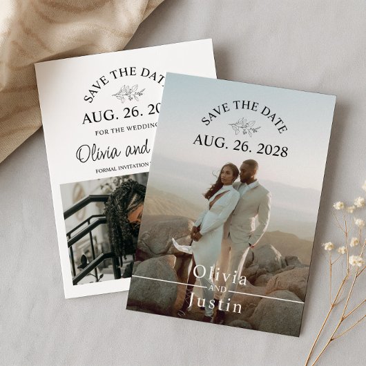 Minimalistische Save the Date Kaart