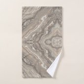 minimalistische Scandinavische graniet bruine grij Bad Handdoek (Handdoek)