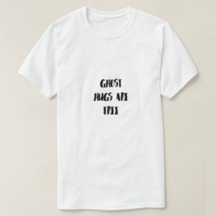 Minimalistische Schedel BOO Halloween Kunst T-shirt