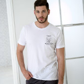 Minimalistische schoonmaak huis diensten Logo T-shirt