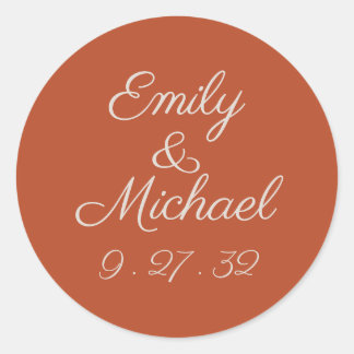 Minimalistische Script Pumpkin Spice Namen Sticker