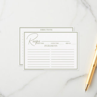 Minimalistische Script Vrijgezellenfeest Recept Ka Informatiekaartje