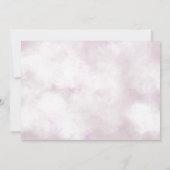 minimalistische scriptfoto bloedige geboorteaankon kaart (Achterkant)