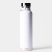 Minimalistische scriptnaam Eenvoudig Elegant Waterfles (Rechts)