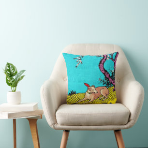 Minimalistische Sighthound Silhouet Honden Grafiek Kussen