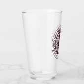 Minimalistische Sint-Benedictusmedaille Symbool Ku Glas (Rechts)