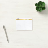 Minimalistische Sjabloon Goud en Marmer Elegant Mo Post-it® Notes (Kantoor)