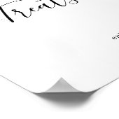 Minimalistische snoepbord poster (Hoek)