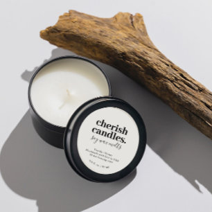 Minimalistische Soja Kaarsblik White Label