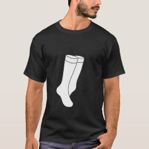 Minimalistische sok t-shirt