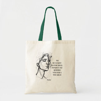 Minimalistische Spaanse Quote Boodschappentas Tote Bag