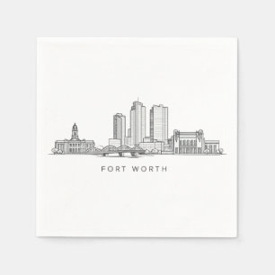 Minimalistische sterrenbeeld-lijnkunst van Fort Wo Servet