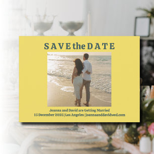 Minimalistische stijl Retro typemachine letterty Save The Date