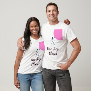 Minimalistische stokfiguurstrijd t-shirt