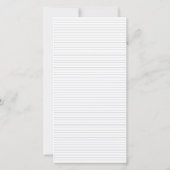 Minimalistische streep · Clean Modern Script uitno (Achterkant)