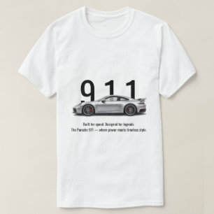 Minimalistische T-shirt   Luxe sportauto streetwea