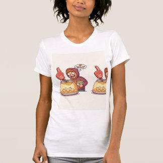 Minimalistische T-shirt met esthetische print – St