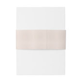 Minimalistische tailleband – Aangepaste tekst Uitnodigingen Wikkel (Achterkant Voorbeeld)