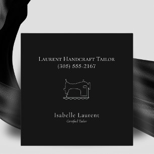Minimalistische Tailor Seamstress professional Contactkaartje