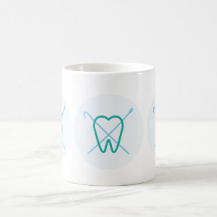 Minimalistische Tandarts Mok – Aangepaste Naam Tan