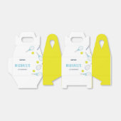 Minimalistische Tennis Gable Favor Box Bedankdoosjes (Uitgevouwen)