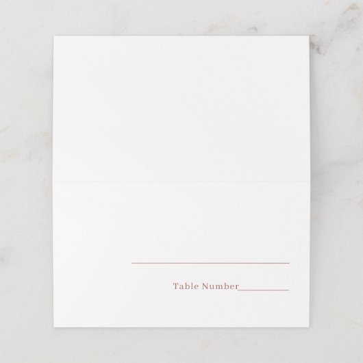 Minimalistische terracotta (Buitenkant ongevouwen)