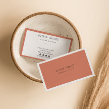 Minimalistische terracotta boho modern trendy unie